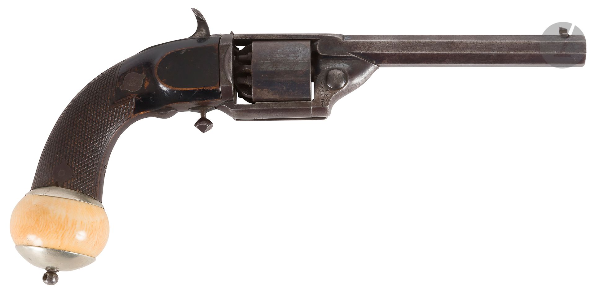 Null Raro revolver "Devisme" modello 1855 di tipo caucasico con cane interno
, 6&hellip;