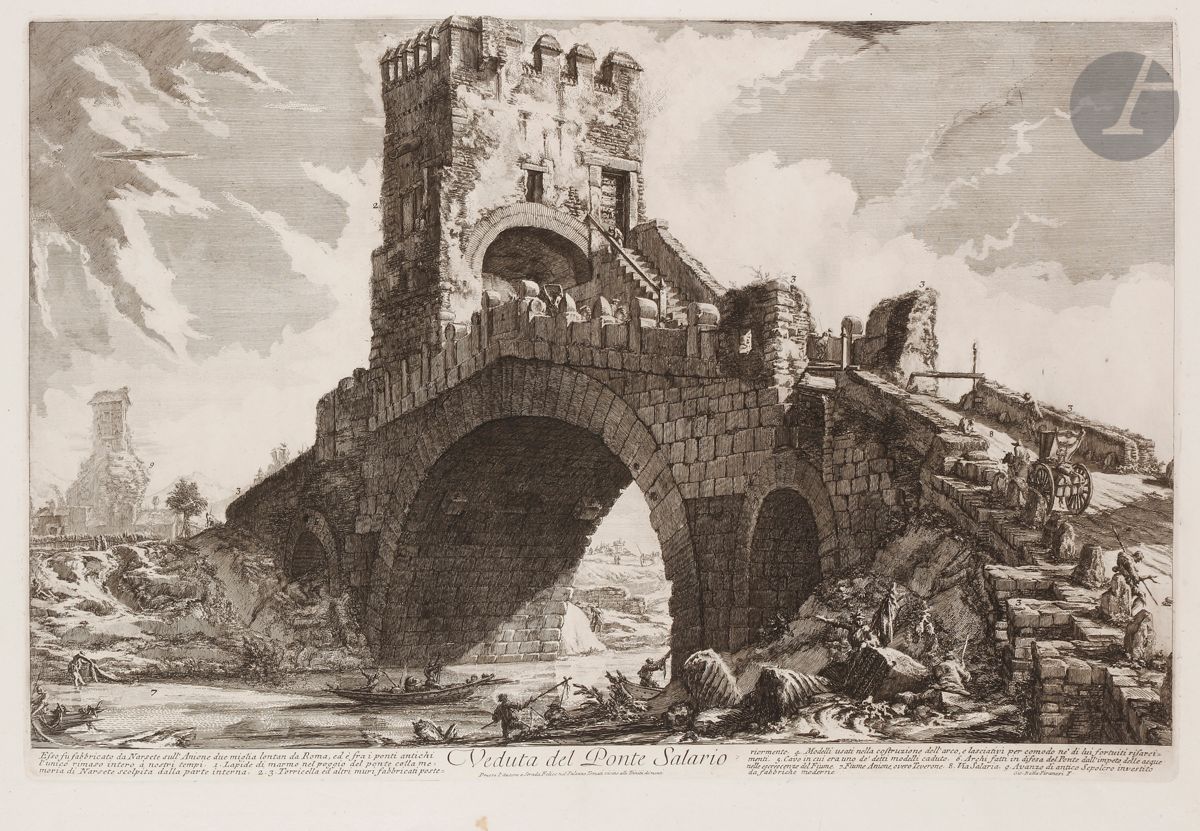 Null Giambattista Piranesi (1720-1778) 
Veduta del Ponte Salario. (Vue du pont S&hellip;