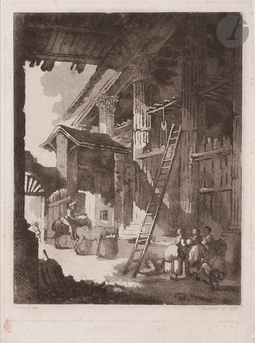 Null Saint-Non (Jean-Claude Richard, abbé de) (1727-1791) 
L'Abreuvoir aux cheva&hellip;