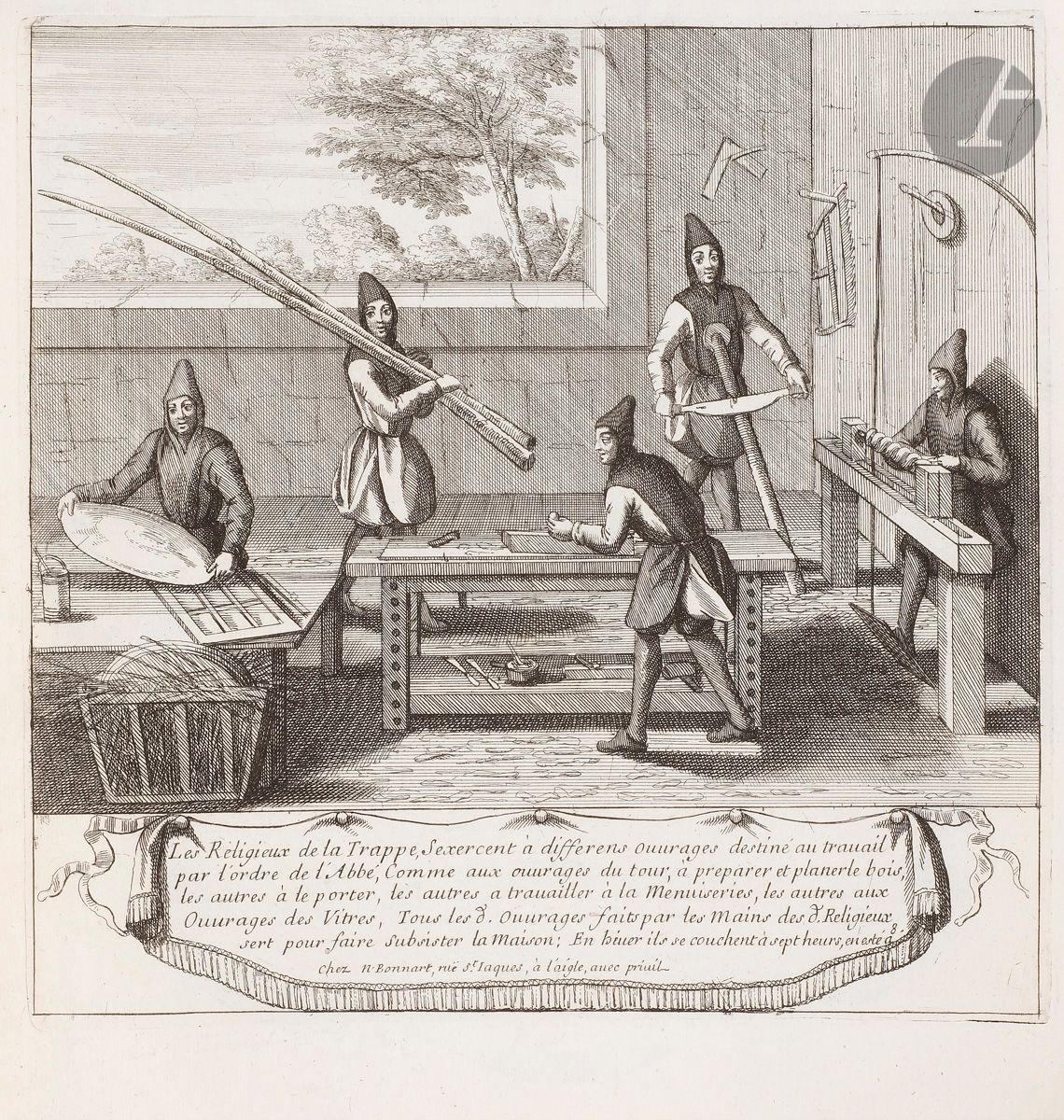 Null 佚名La
Trappe et les trappistes.公元17世纪套房共17间。(缺少标题）用绳子装订。蚀刻。每个[320 x 400]。薄纸上&hellip;