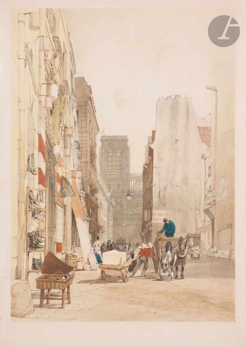 Null Thomas Shotter Boys (1803-1874)
为巴黎、根特、安特卫普、鲁昂等地的风景建筑绘制平面图（阿贝维尔的Rue du Riva&hellip;