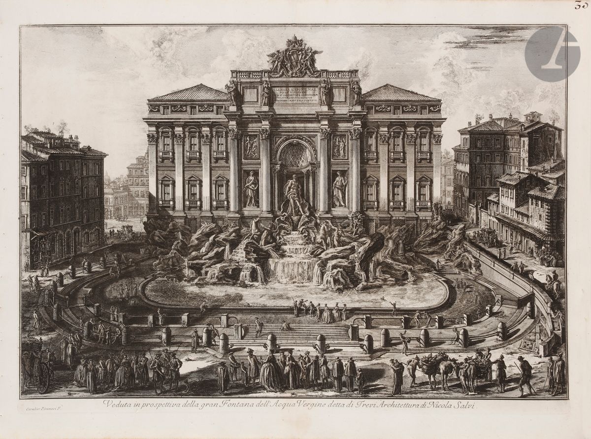 Null Giambattista Piranesi (1720-1778) 
Veduta in prospettiva della gran Fontana&hellip;