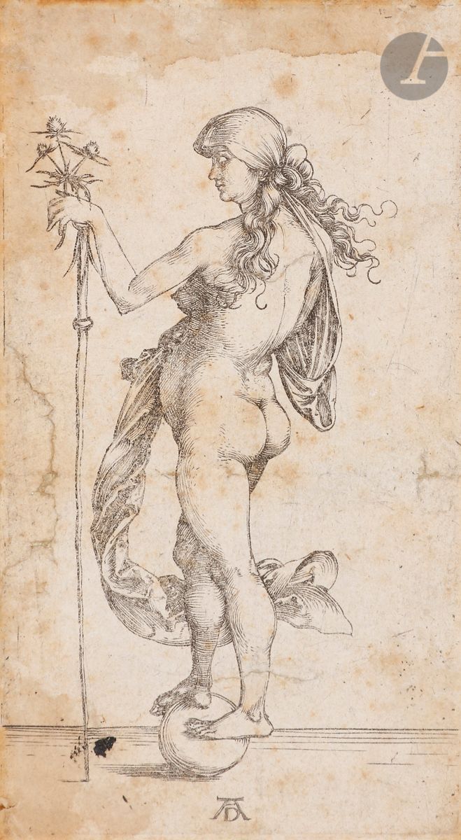 Null 阿尔布雷希特-丢勒（1471-1528）
《小幸运》。大约1495年。Burin. 65 x 121.Bartsch 78; Meder 71.一个晚&hellip;
