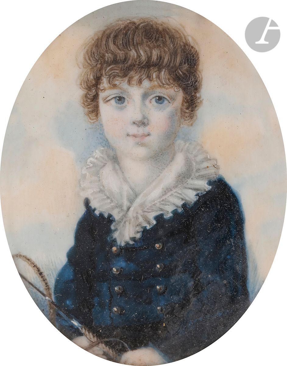 Null École ANGLAISE du début du XIXe siècle
Enfant tenant un fouet
Miniature sur&hellip;