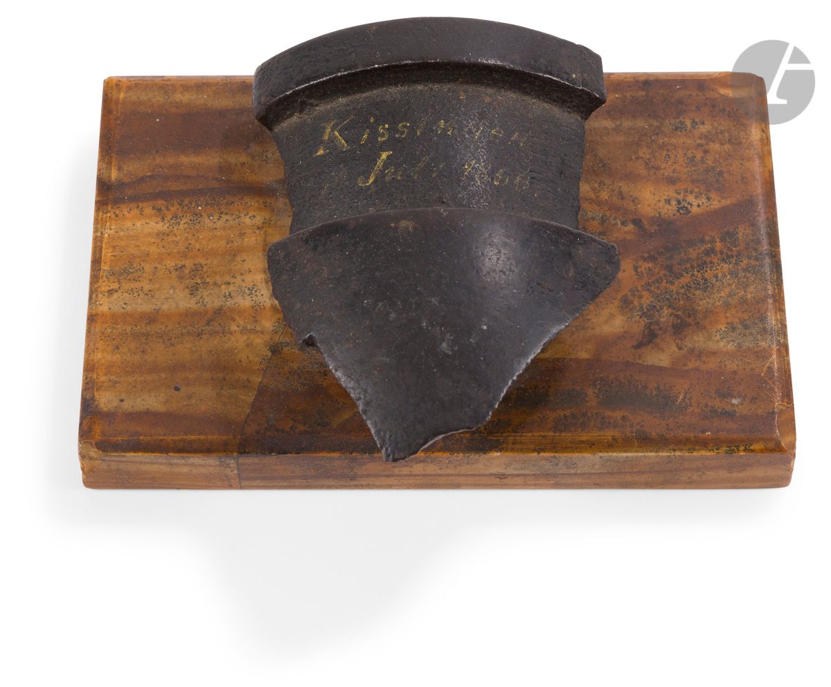 Null SOUVENIR DE LA BATAILLE DE KISSINGEN (1866)
Éclat d’obus marqué « Kissingen&hellip;