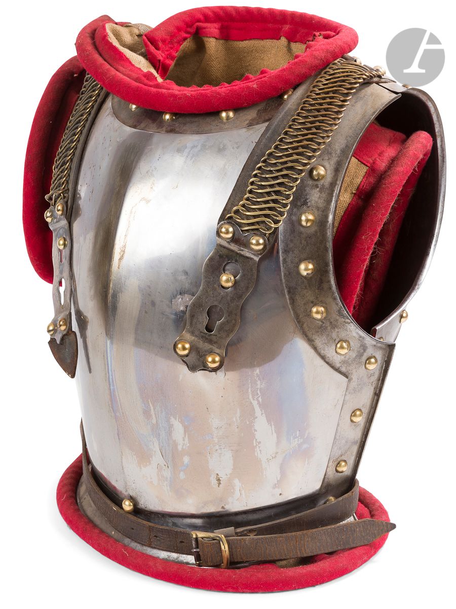 Null Cuirasse de cuirassier modèle 1854 de la Garde Impériale.
En fer, à rivets &hellip;