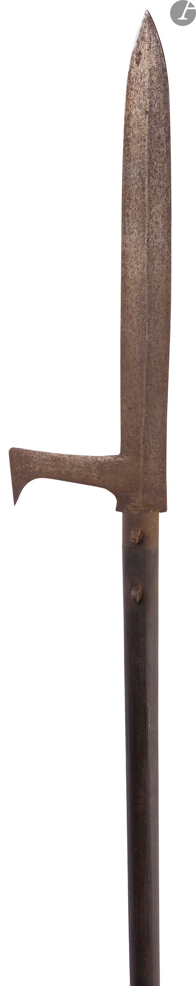 Null 
日本的高射炮。

熏黑的木质手柄。 



19世纪。



长度：225厘米



A.B.E (有凹陷的金属)