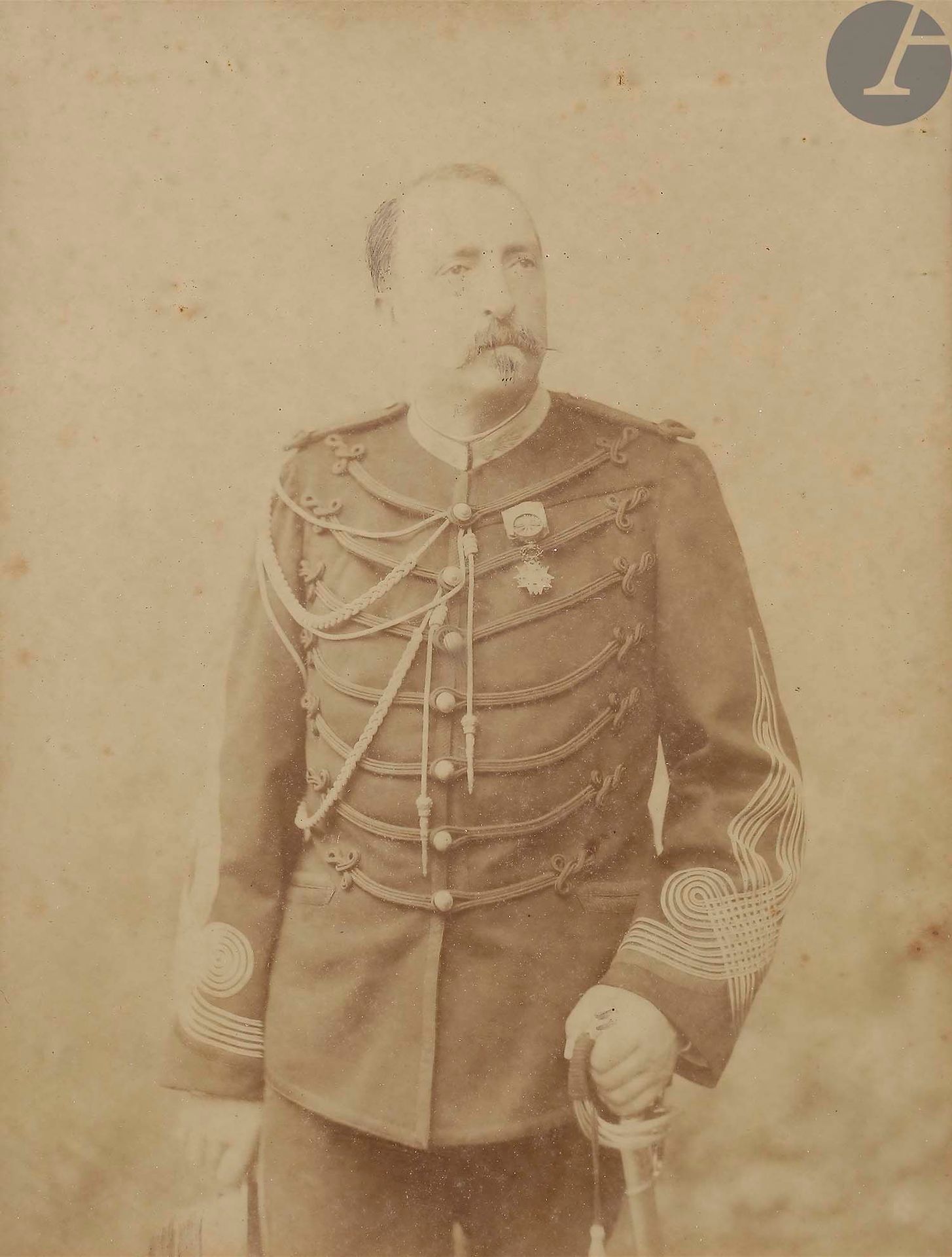 Null Großes vergrößertes Foto des Oberst der Infanterie im Stab Alexandre Guiber&hellip;