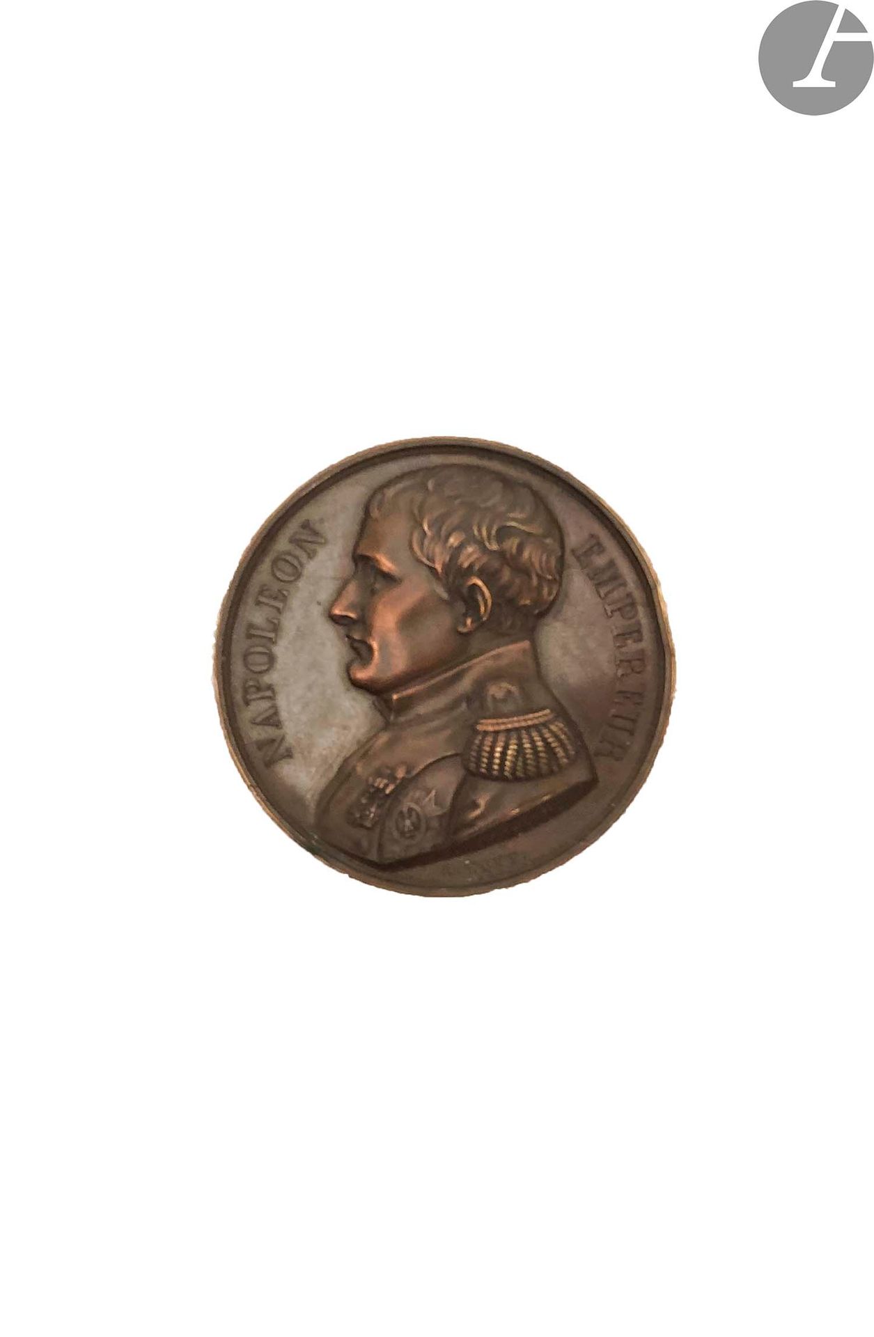 Null « Napoléon Empereur ».
Médaille en bronze.
Avers : L’Empereur en buste de p&hellip;