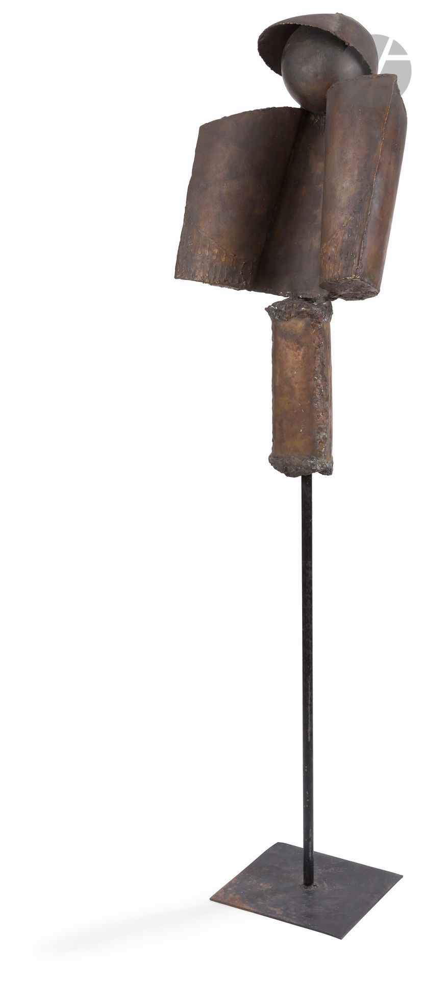 Null Sergio STOREL [Italian] (1926-2017
)Don
Quixote焊接铜化
铁
- 独特的作品。
高度：172厘米出处

&hellip;