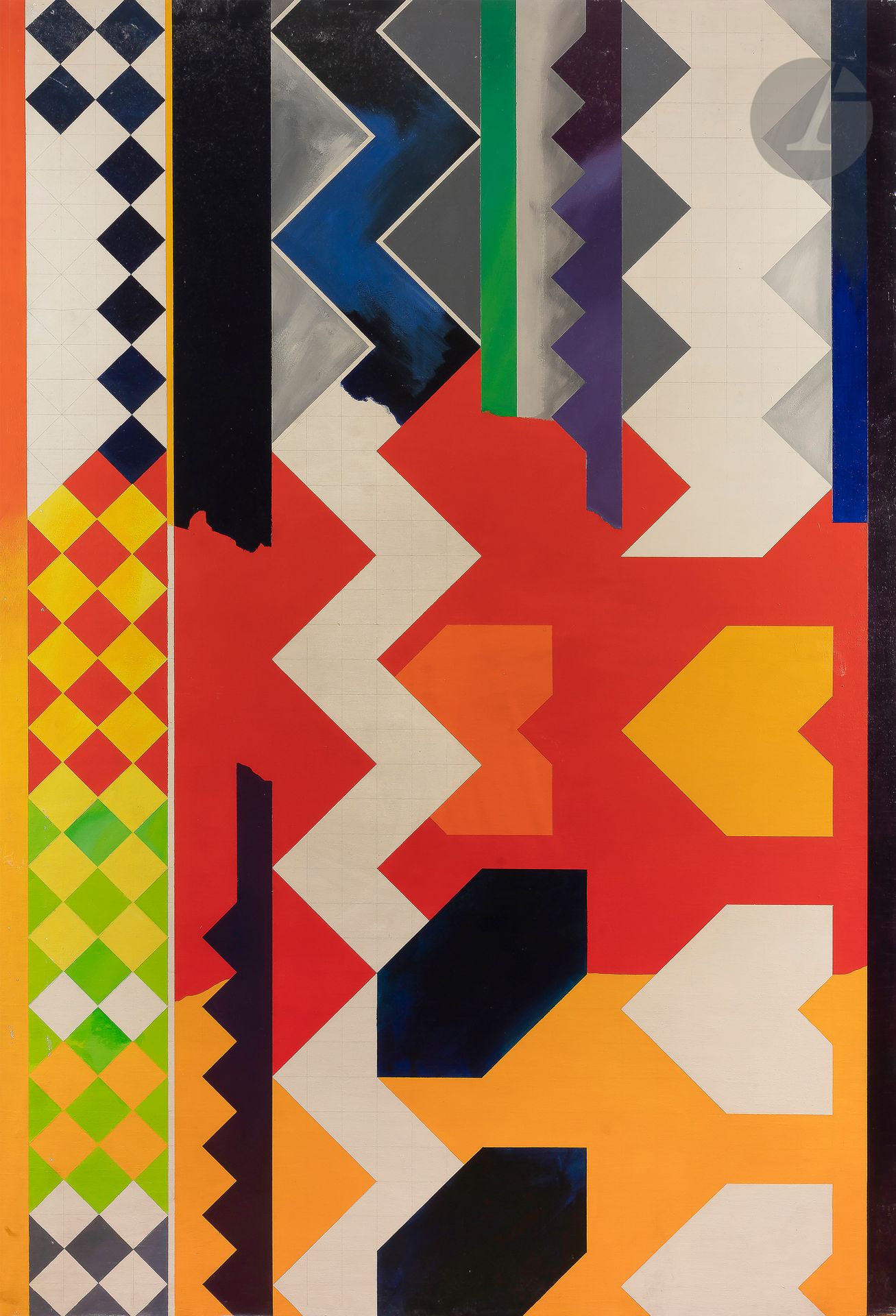 Null Guy de ROUGEMONT (1935-2021
)Ceiling B.F.C.E, 1978Oil
on panel.
Signed, dat&hellip;