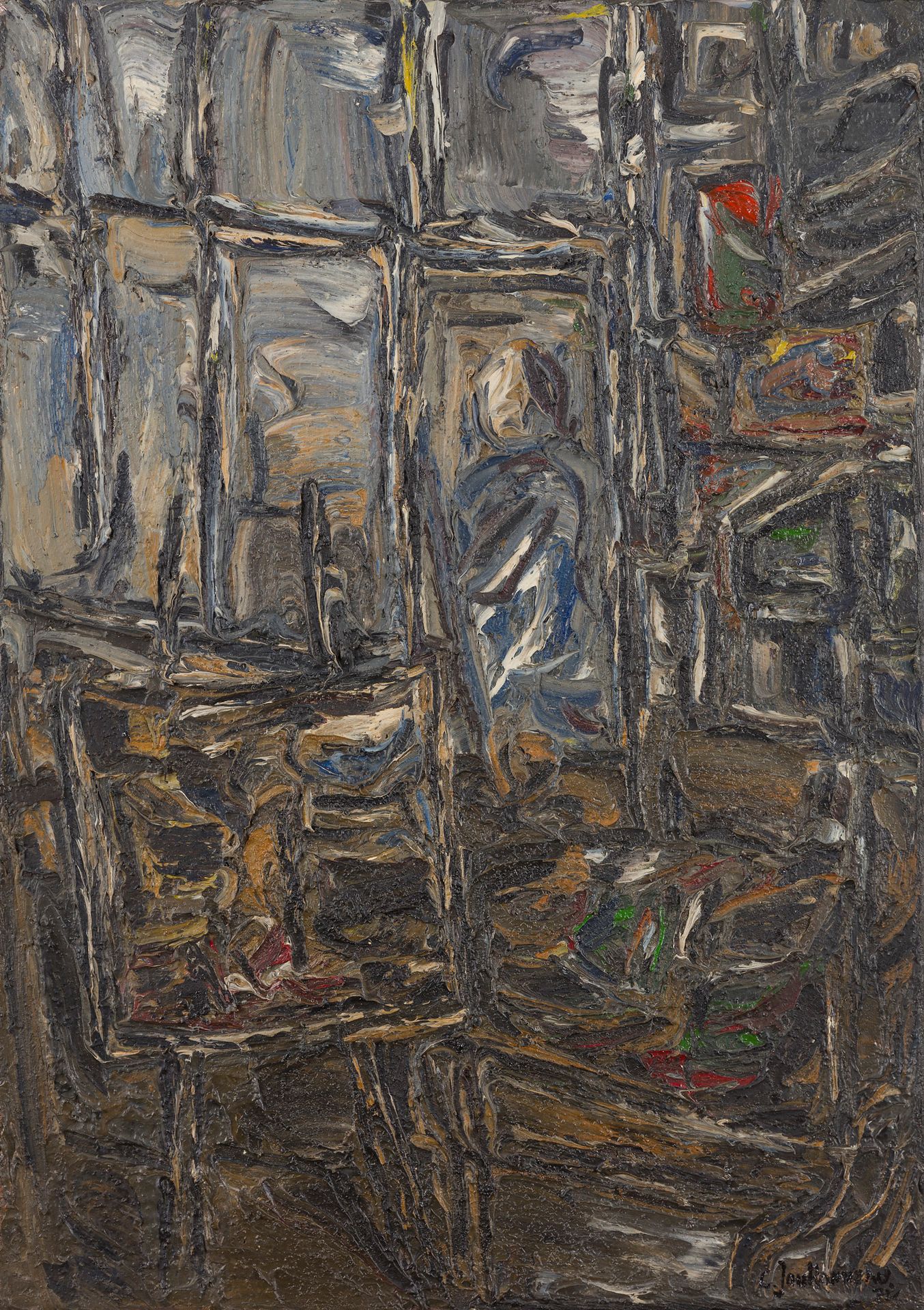 Null Claude JOUHANNEAU (1931-2011
)Dans l'atelier, 1972Öl
auf Leinwand.
Signiert&hellip;