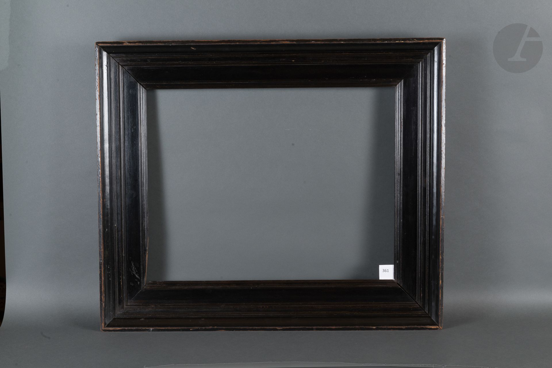 Null Frame with cassetta in molded and blackened wood. Holland, 17th century (ac&hellip;