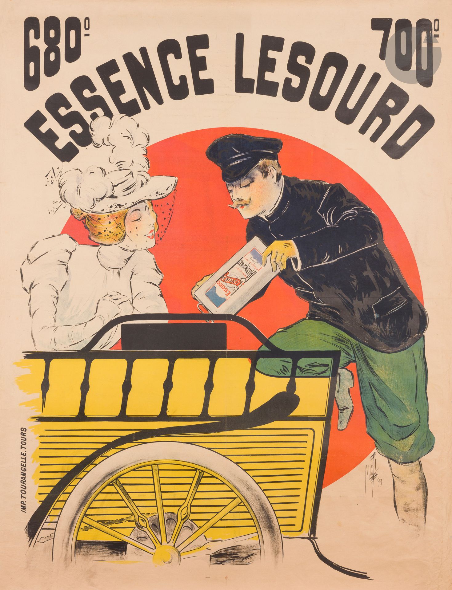 Null Ferdinand Mifliez, dit MISTI (1865-1923)
Essence Lesourd, 1899
Chromolithog&hellip;