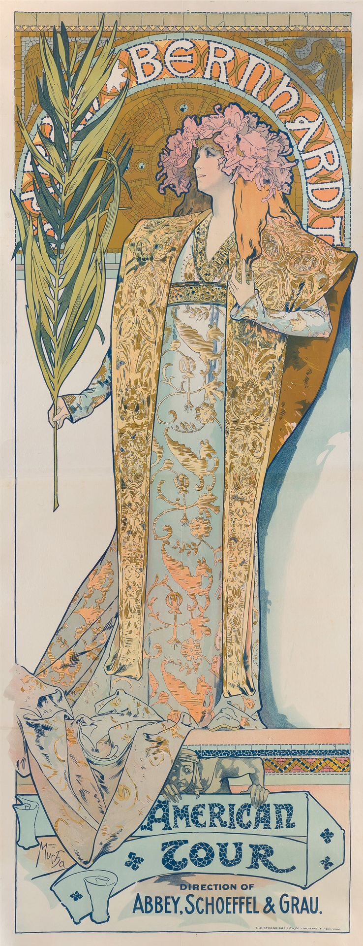 Null Alphonse MUCHA (1860-1939)
Sarah Bernhardt, American Tour, 1896
Chromolitho&hellip;