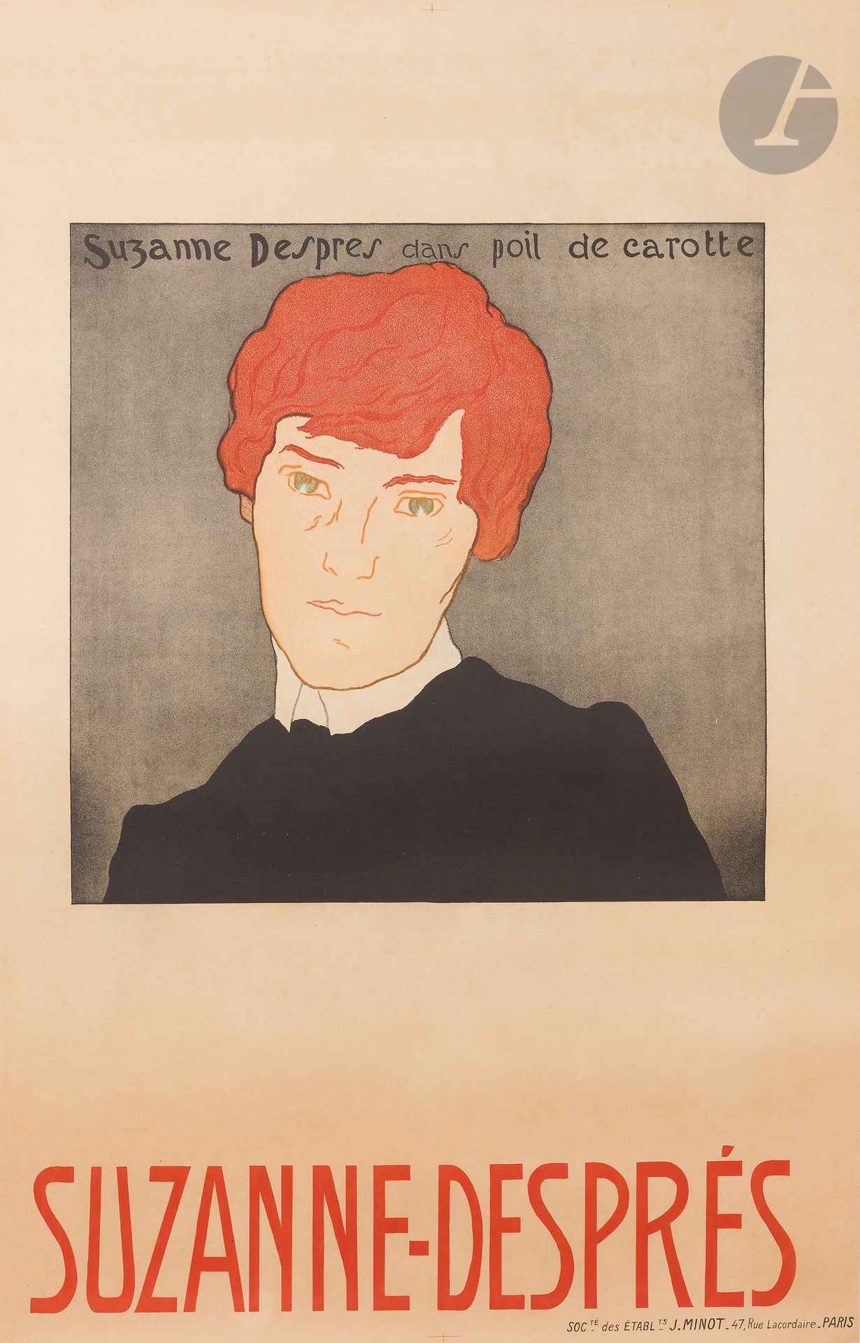 Null Alfredo MÜLLER (1869-1939)
Suzanne Després dans Poil de carotte
Chromolitho&hellip;