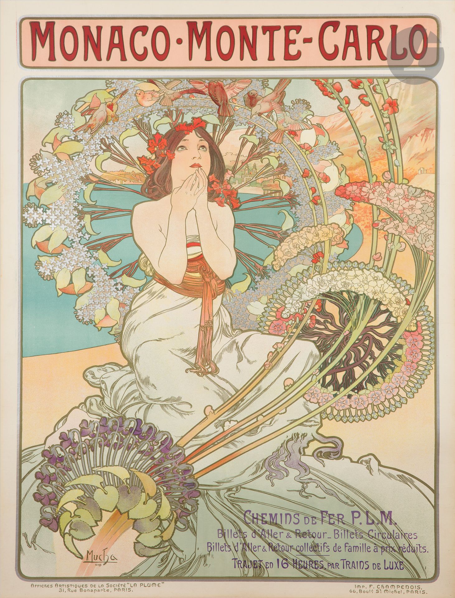 Null 
Alphonse MUCHA (1860-1939)



Monaco. Monte-Carlo, 1897



Chromolithograp&hellip;