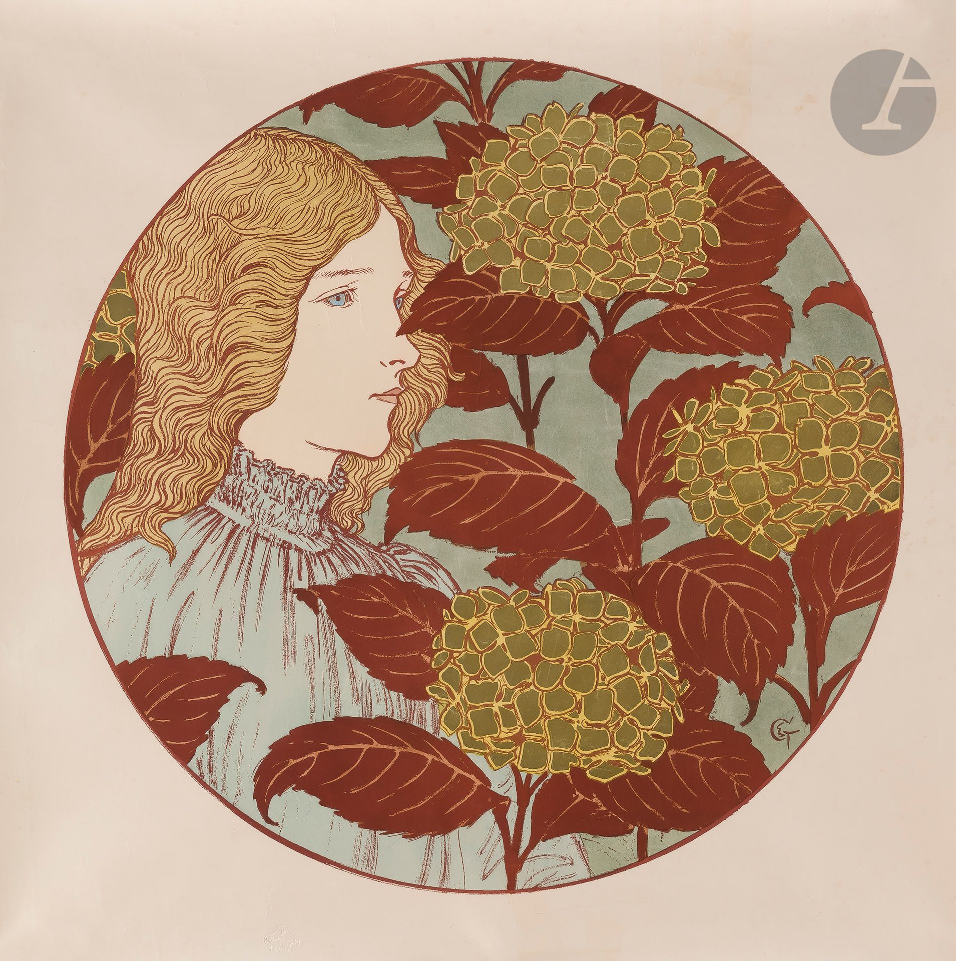 Null Eugène Samuel GRASSET (1841-1917
)Froideur, 1897Chromolithografie
. Nicht b&hellip;