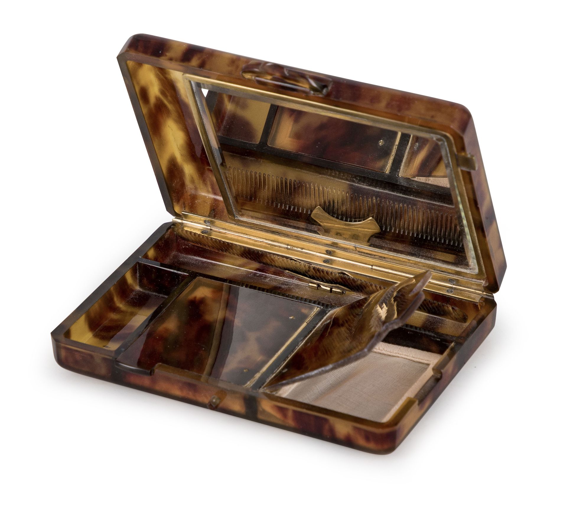 Null Tortoiseshell evening set, it contains a mobile bevelled mirror opening ont&hellip;
