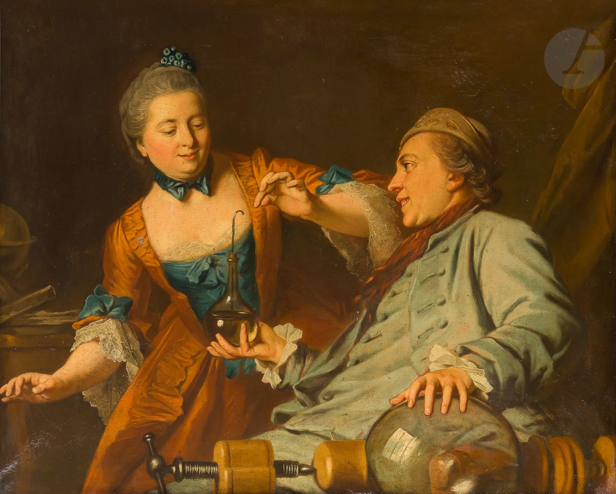 Null Attribuito a Jacques WIBAULT (1729 - 1816)
Nicolas Bergeat e Madame de Mais&hellip;