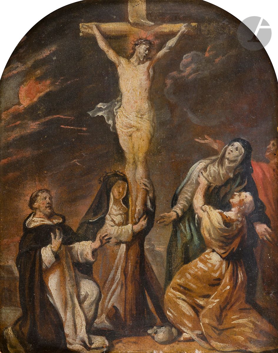 Null 亚伯拉罕-范-迪彭贝克（Dukeland 1596 - Antwerp 1675）。
抹大拉的马利亚、圣约翰、圣母、圣多米尼克和圣凯瑟琳之间的受难仪式&hellip;