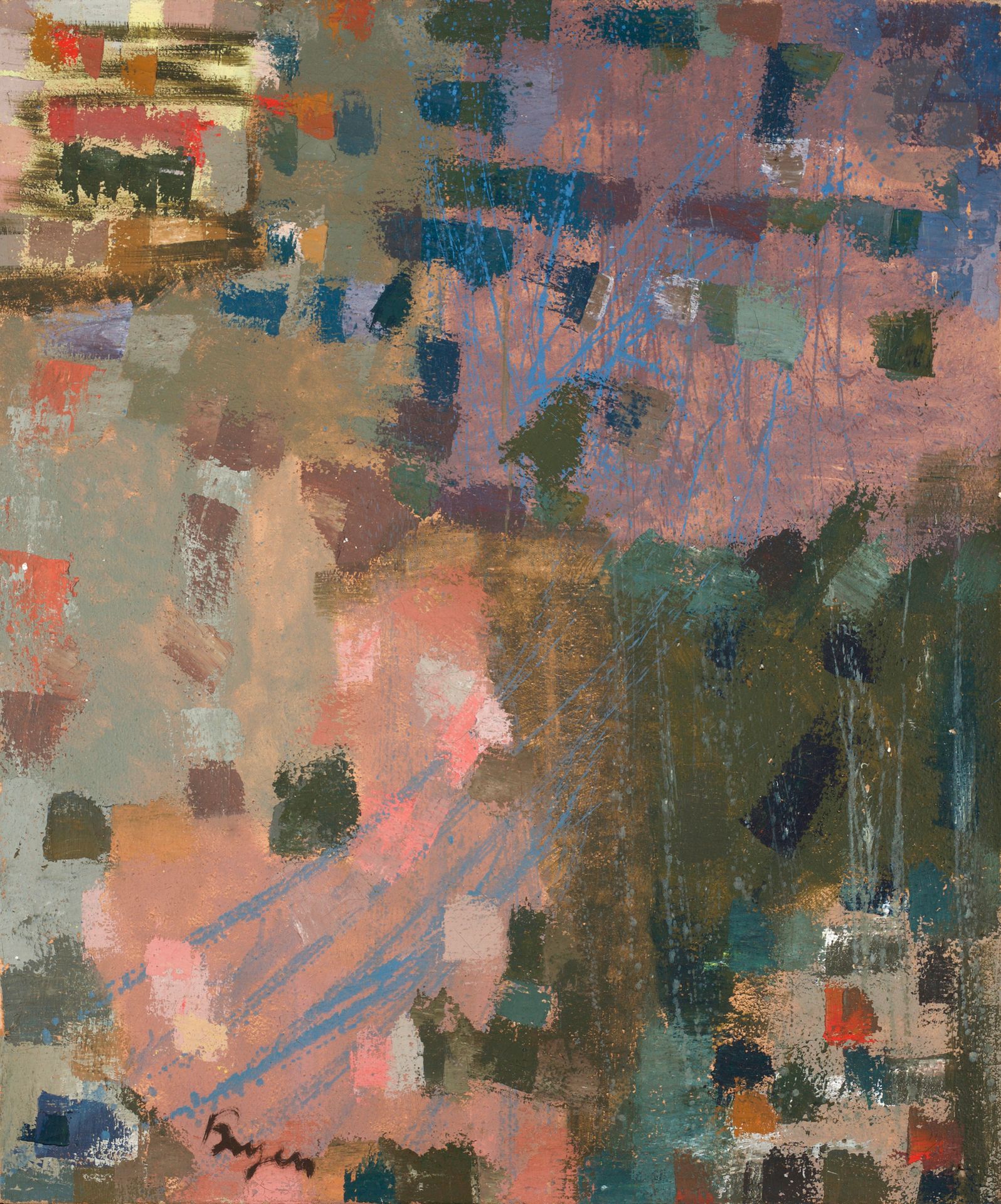 Null 卡米尔-布莱恩(1907-1977)
第280号作品，1960年
布面油画。
左下方有签名。
65 x 54 厘米

出处 : 
- 塞纳河画廊，巴黎&hellip;