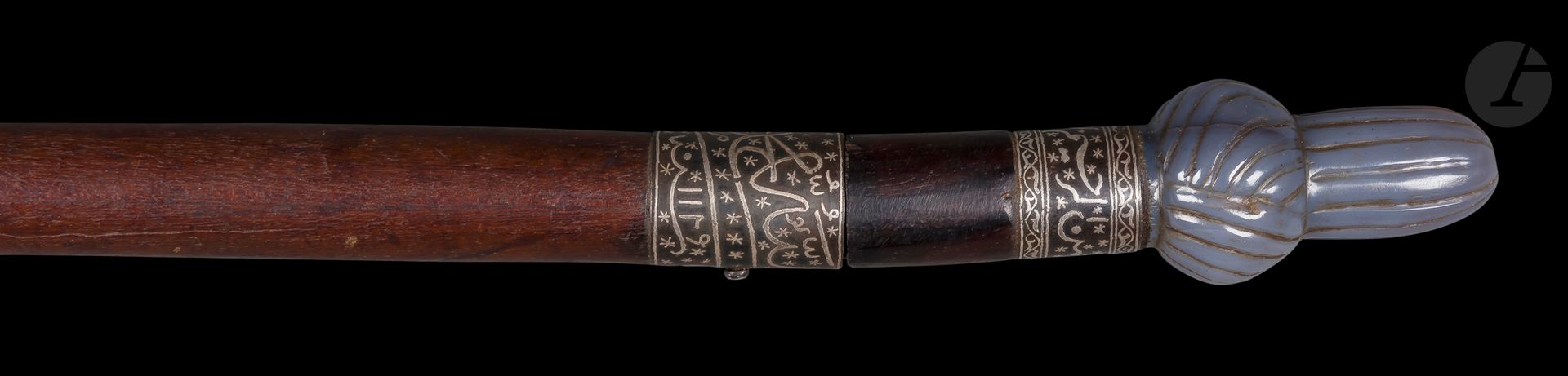 Null Canne-épée, Empire ottoman, datée 1129 H / 1716
Corps cylindrique en bois a&hellip;