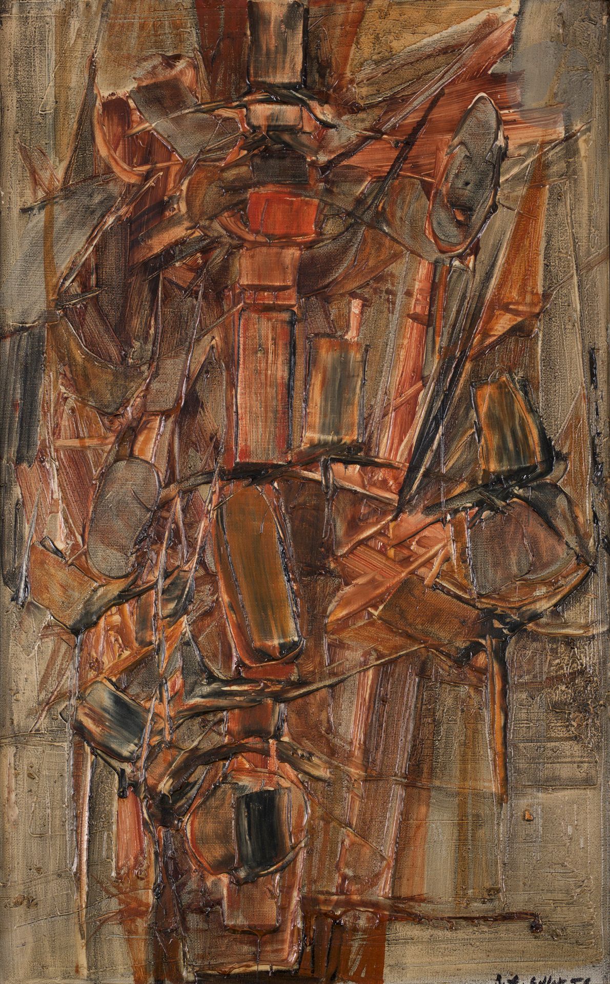Null 罗杰-埃德加-吉列(1924-2004
)作品，1959年
布面
油画
。
右下角有签名和日期。
61 x 38 cm出处

：
巴黎Ariel画廊，&hellip;