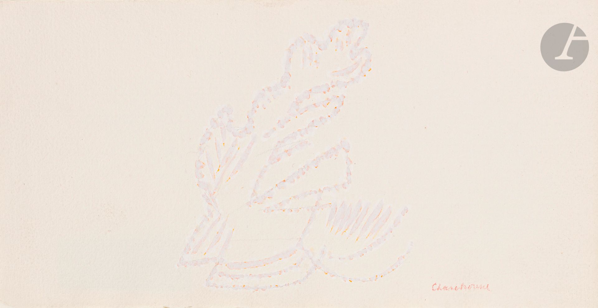Null Serge CHARCHOUNE [俄语] (1888-1975
)组成水粉画
。
右下方有签名。
16 x 33 cm出处

：
Pierre Le&hellip;
