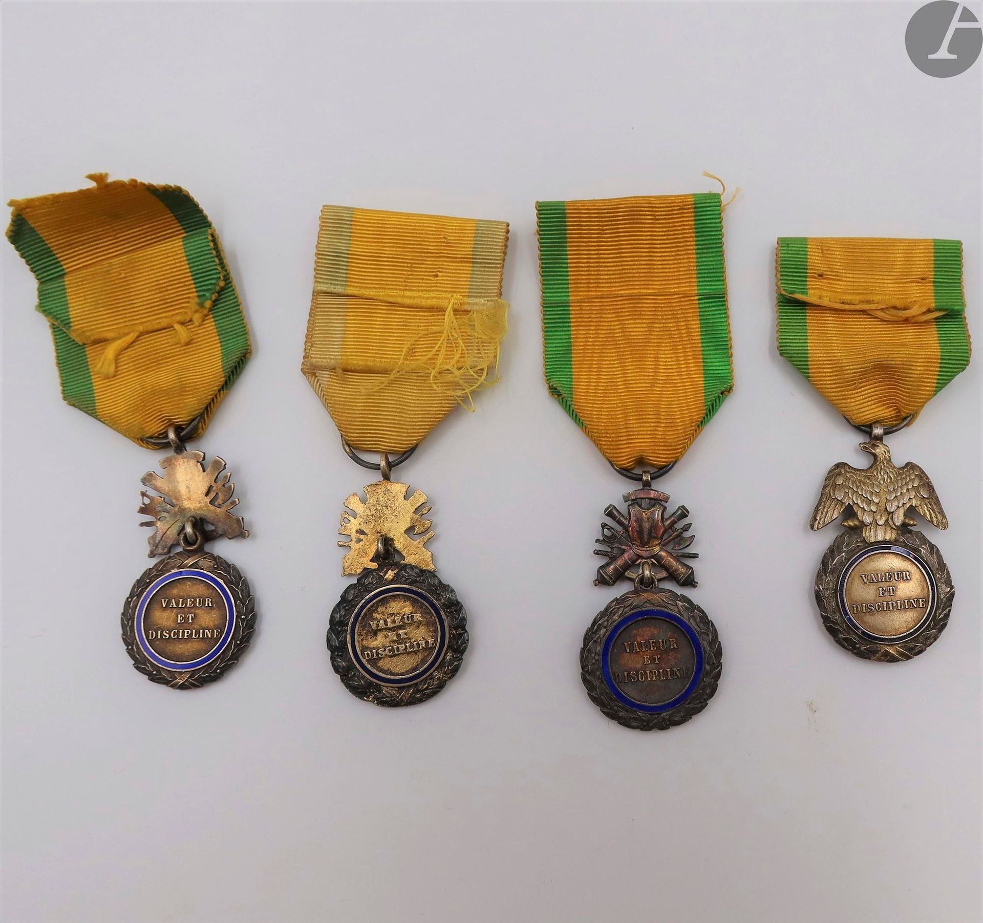 Null FRANCE
MÉDAILLE MILITAIRE, instituée en 1852.
Ensemble de quatre médailles,&hellip;