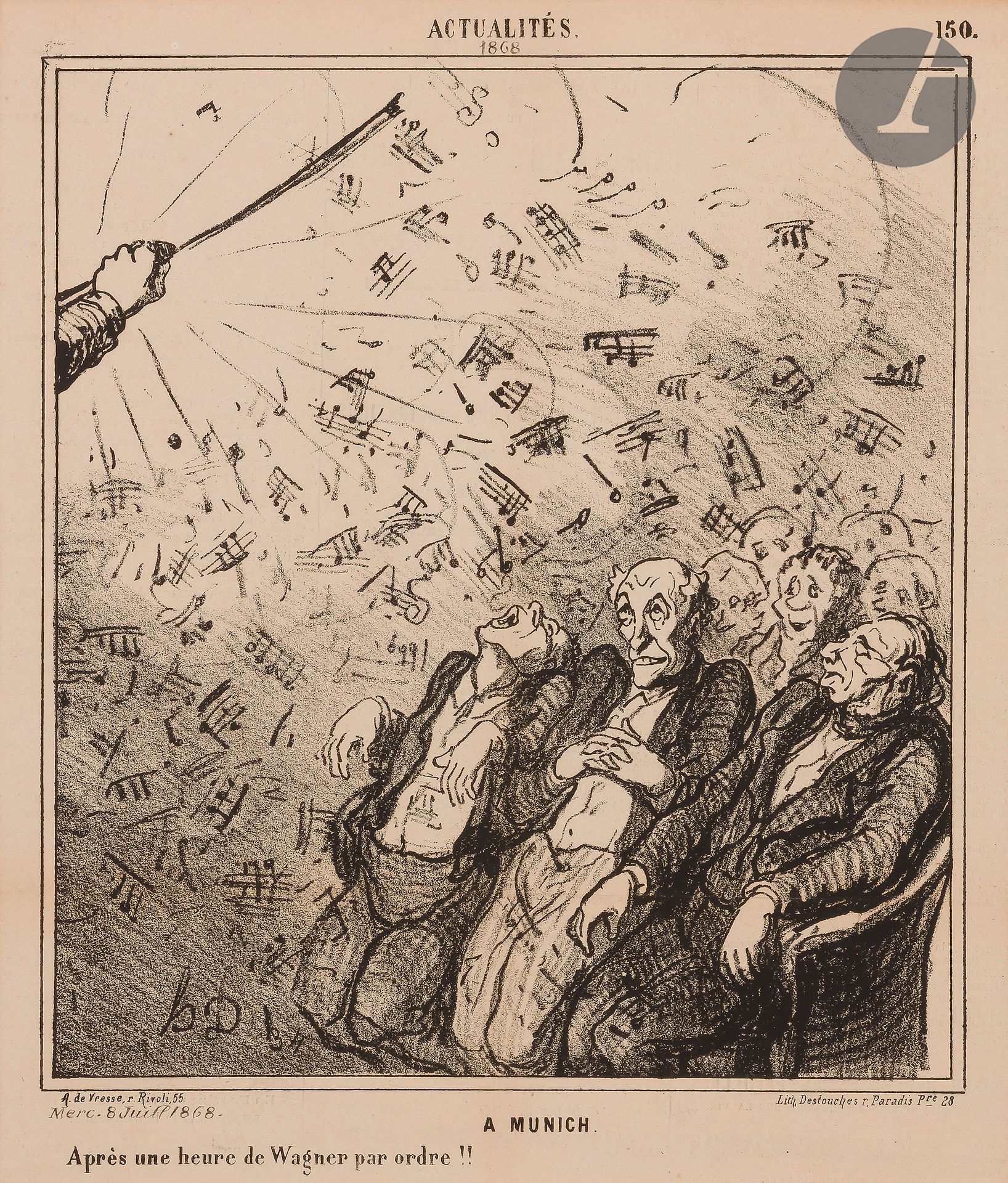 Null Honoré Daumier (1808-1879). 

Verschiedene Themen. (Pl. Aus den Serien Voya&hellip;