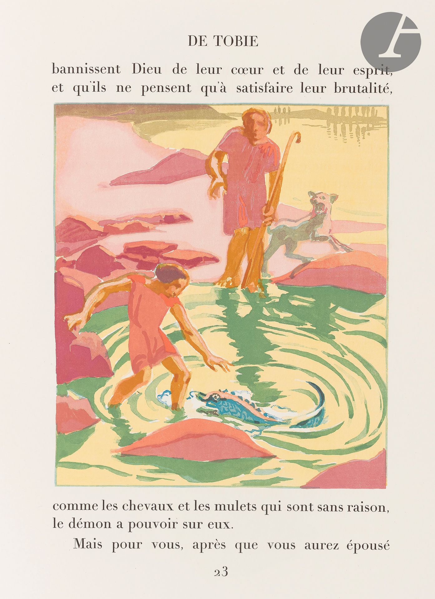 Null Maurice Denis (1870-1943) (after) 

The Book of Tobie. Translated from the &hellip;