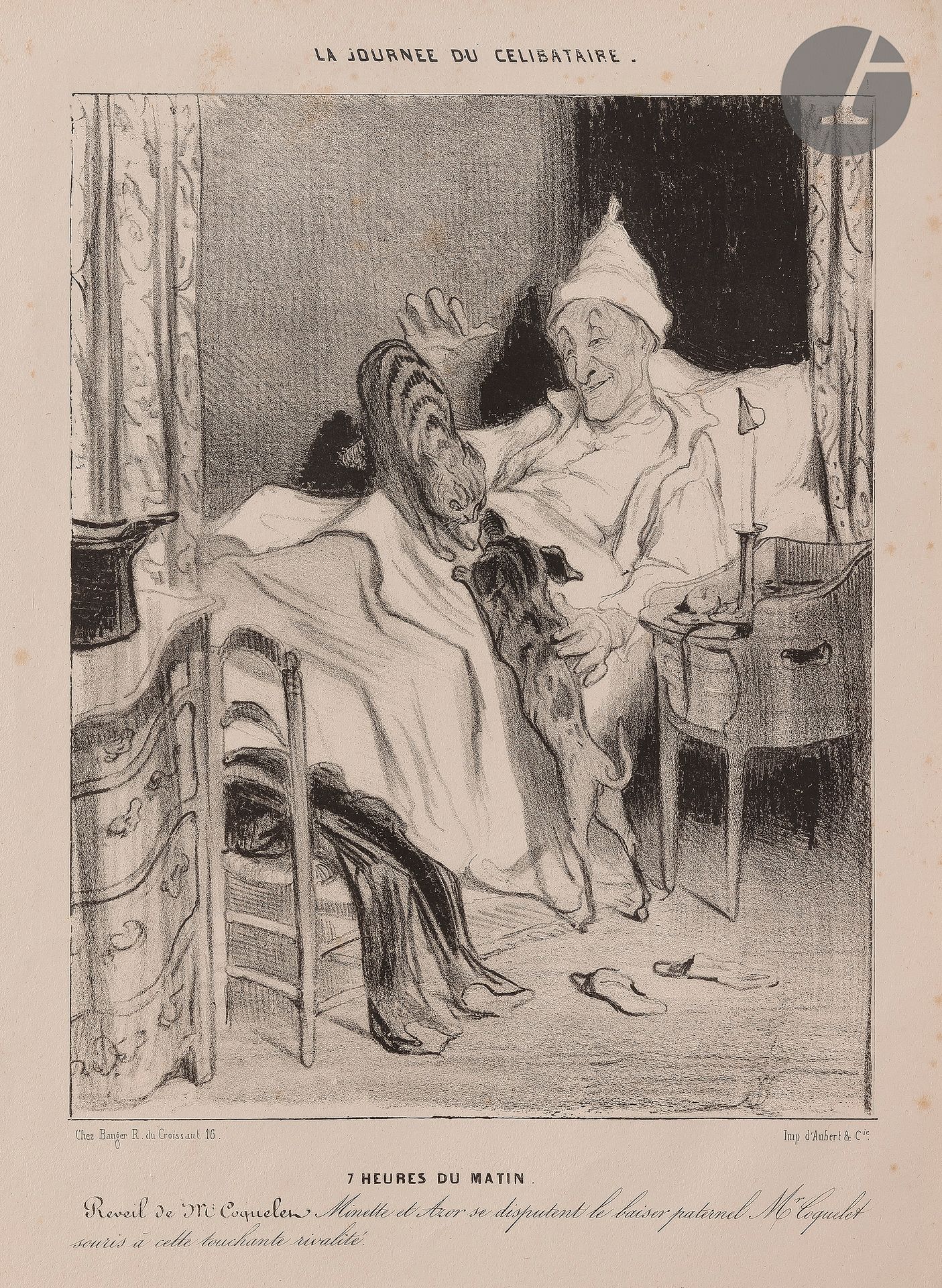 Null Honoré Daumier (1808-1879) 

Verschiedene Themen (Pl. Der Serien Types pari&hellip;