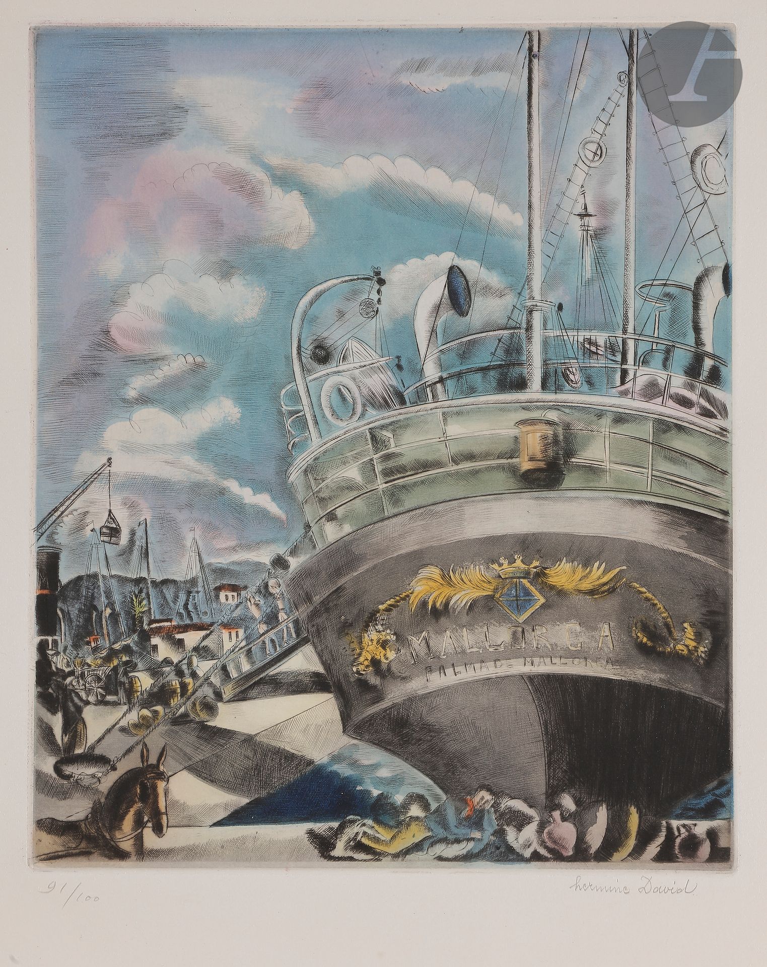 Null 赫尔曼-戴维 (1890-1970)

各种主题（巴黎的景色、丰收、Velodrome、码头上的船、耶稣诞生）。干点；石版画。各种格式。漂亮的样张，有&hellip;