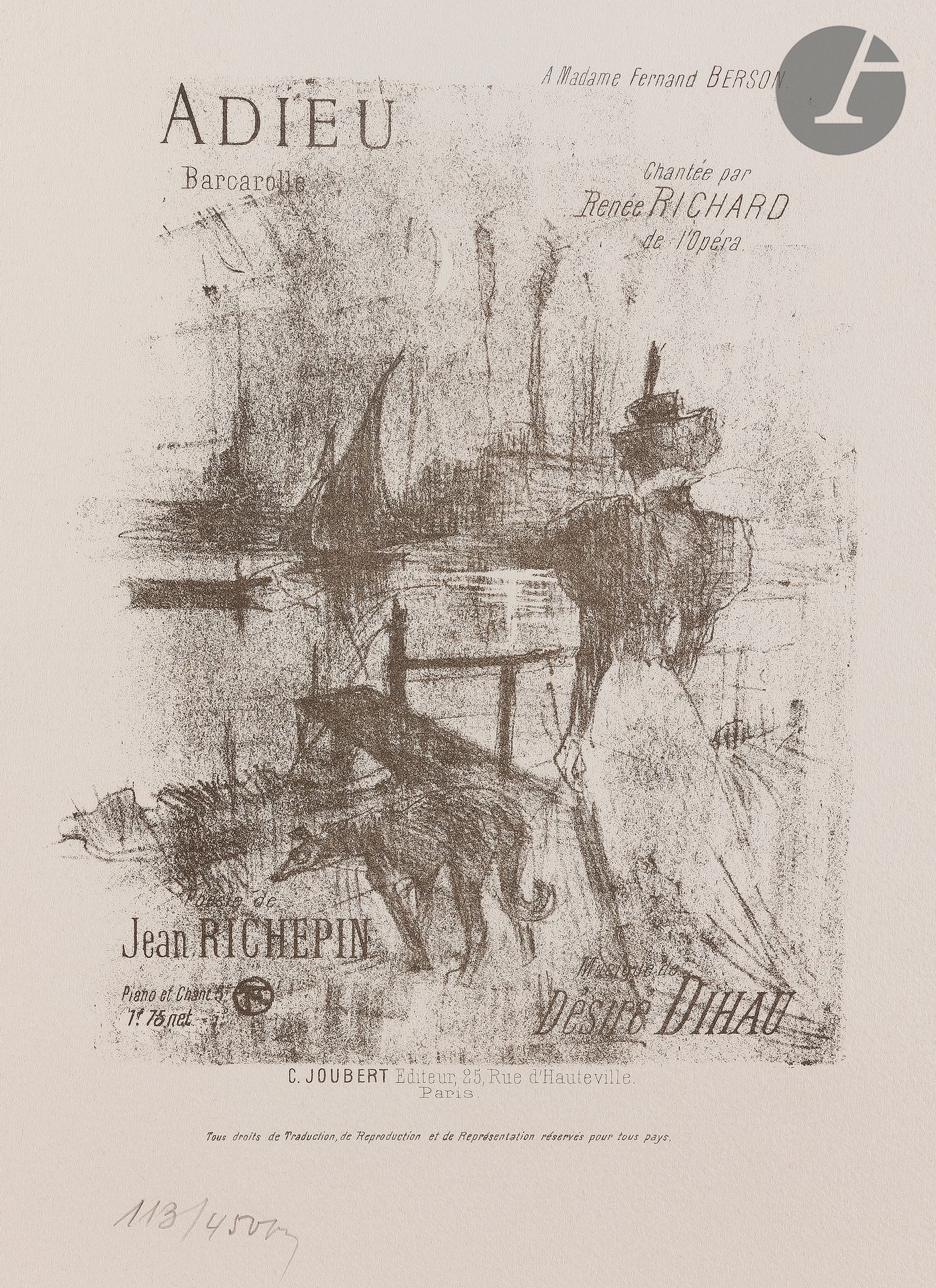 Null 
*Henri de Toulouse-Lautrec (1864-1901) 


Adieu; Le Secret; Floréal; Berce&hellip;