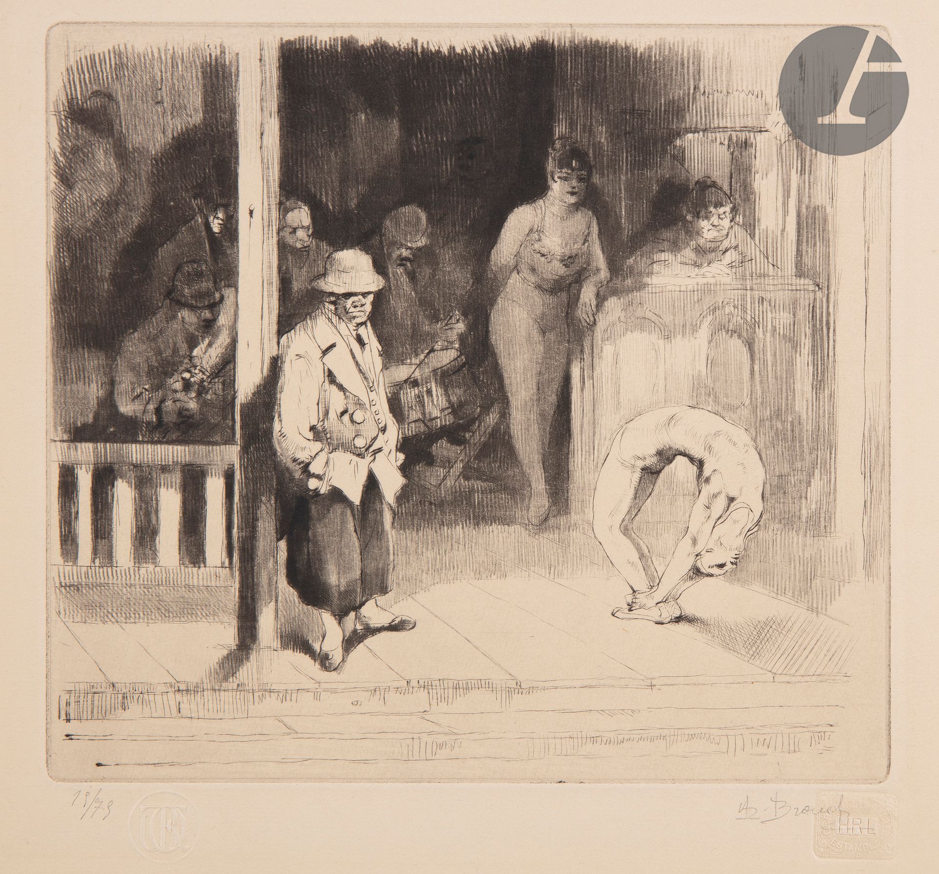 Null Auguste Brouet (1872-1941) 

La Marchande de défroques (2 prints). 1911; Le&hellip;