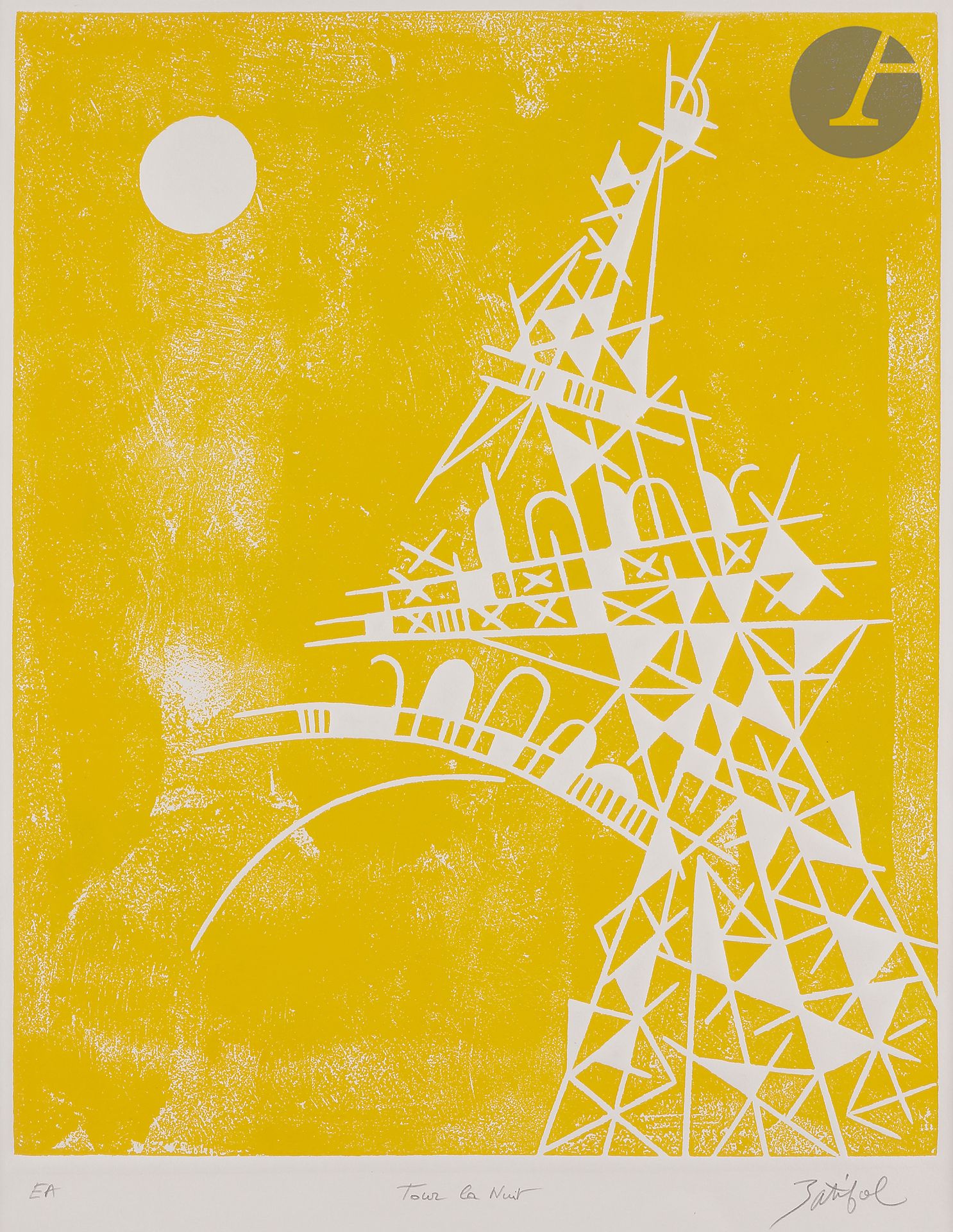 Null Marc Batifol (nacido en 1931) 

Torre de noche; Vertical y horizontal; Supe&hellip;