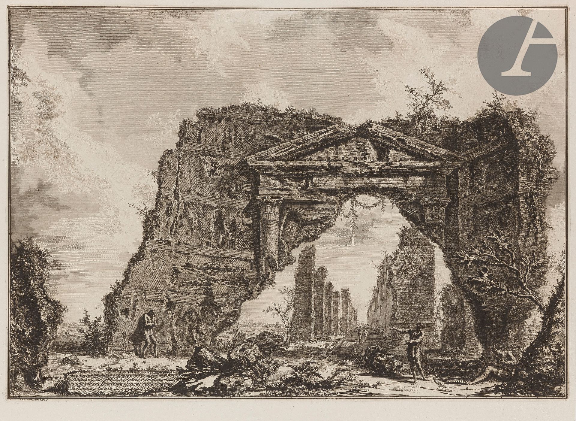 Null Giambattista Piranesi (1720-1778) 

Avanzi d'un portico coperto... (Eingang&hellip;