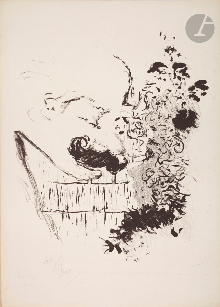 Null 
*皮埃尔-博纳尔(1867-1947) 


对话。1893.石版画。248 x 295，纸张：280 x 387毫米。Bouvet 28.釉面牛皮&hellip;