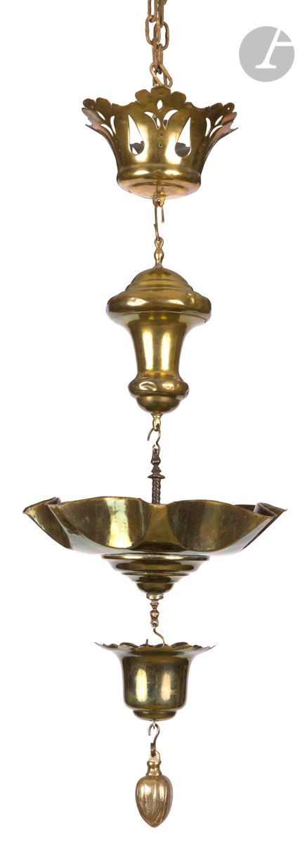 Null [SHABBAT] 
Lampada da Shabbat di tipo Judenstern in ottone, composta da cin&hellip;