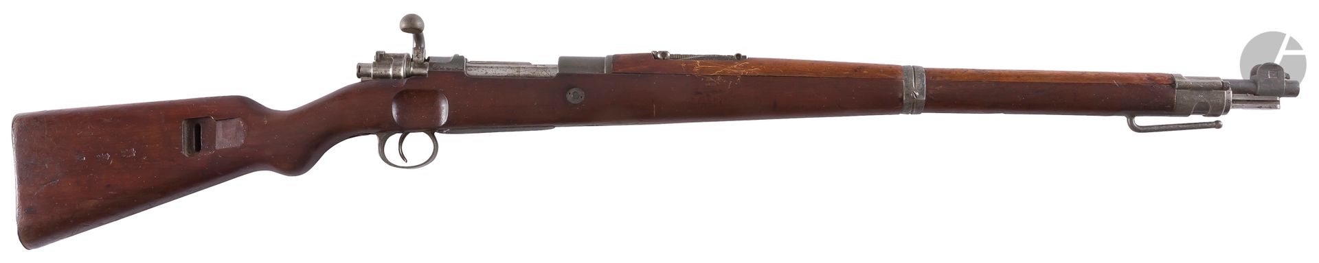 Null Carabine Mauser 98a, calibre 7,92 x 57 JS 
Canon rayé (piqures). Boitier de&hellip;