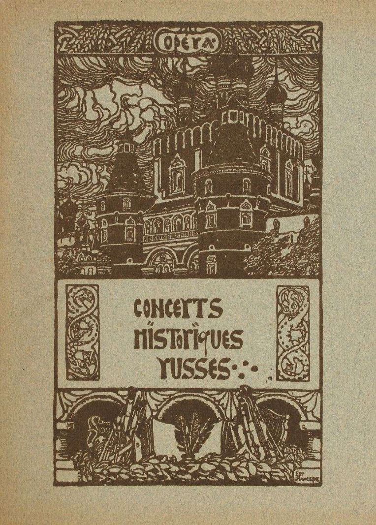 Null BALLETS RUSSES. 2 programmes, 1907-1908. Ces programmes marquent les débuts&hellip;