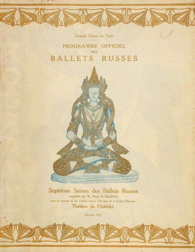 Null BALLETS RUSSES. Programme de la Septième Saison, mai-juin 1912 (bien comple&hellip;
