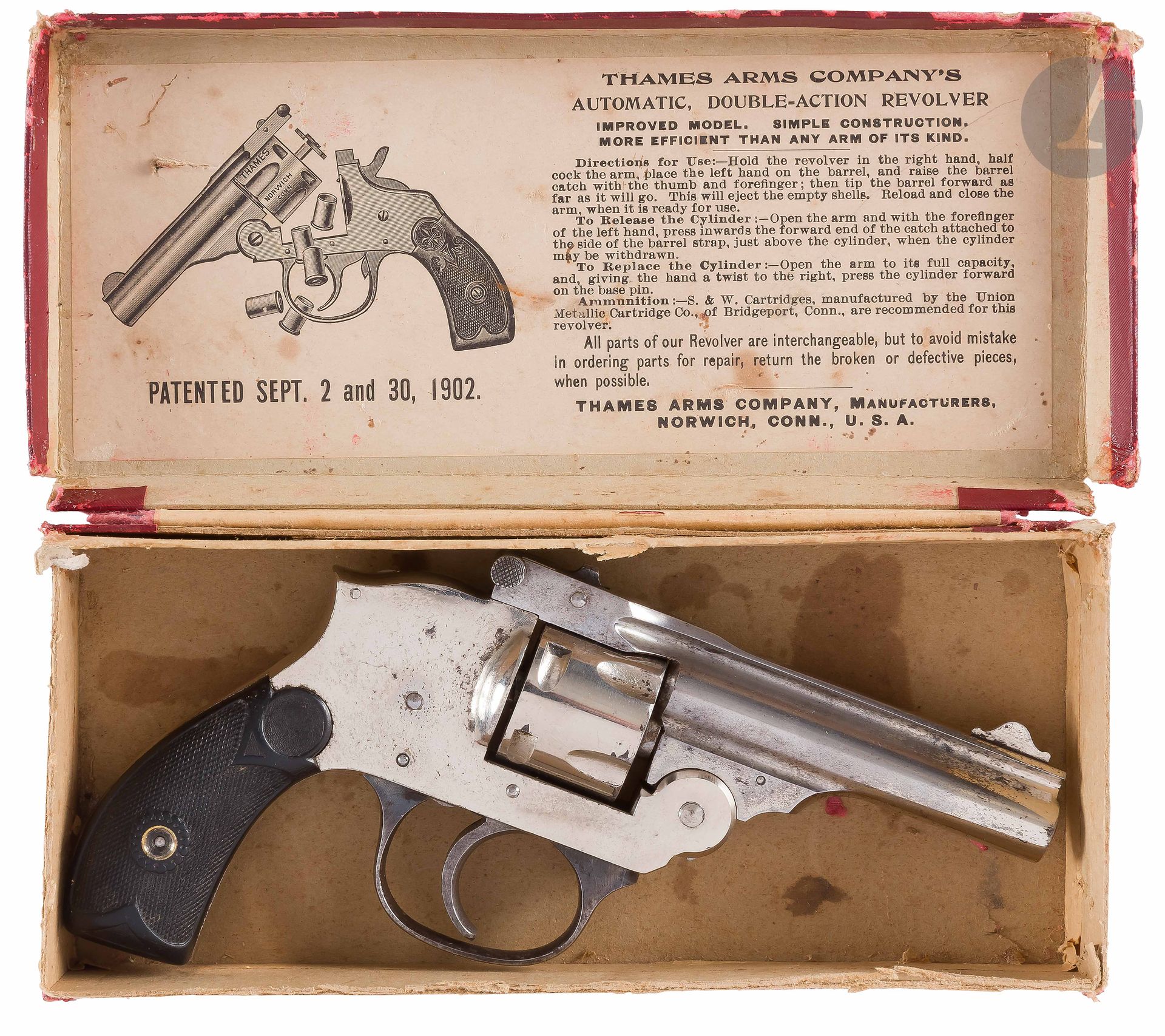 Null Revolver U.S. Empire State Arms Co, cinq coups, calibre 32 à percussion cen&hellip;