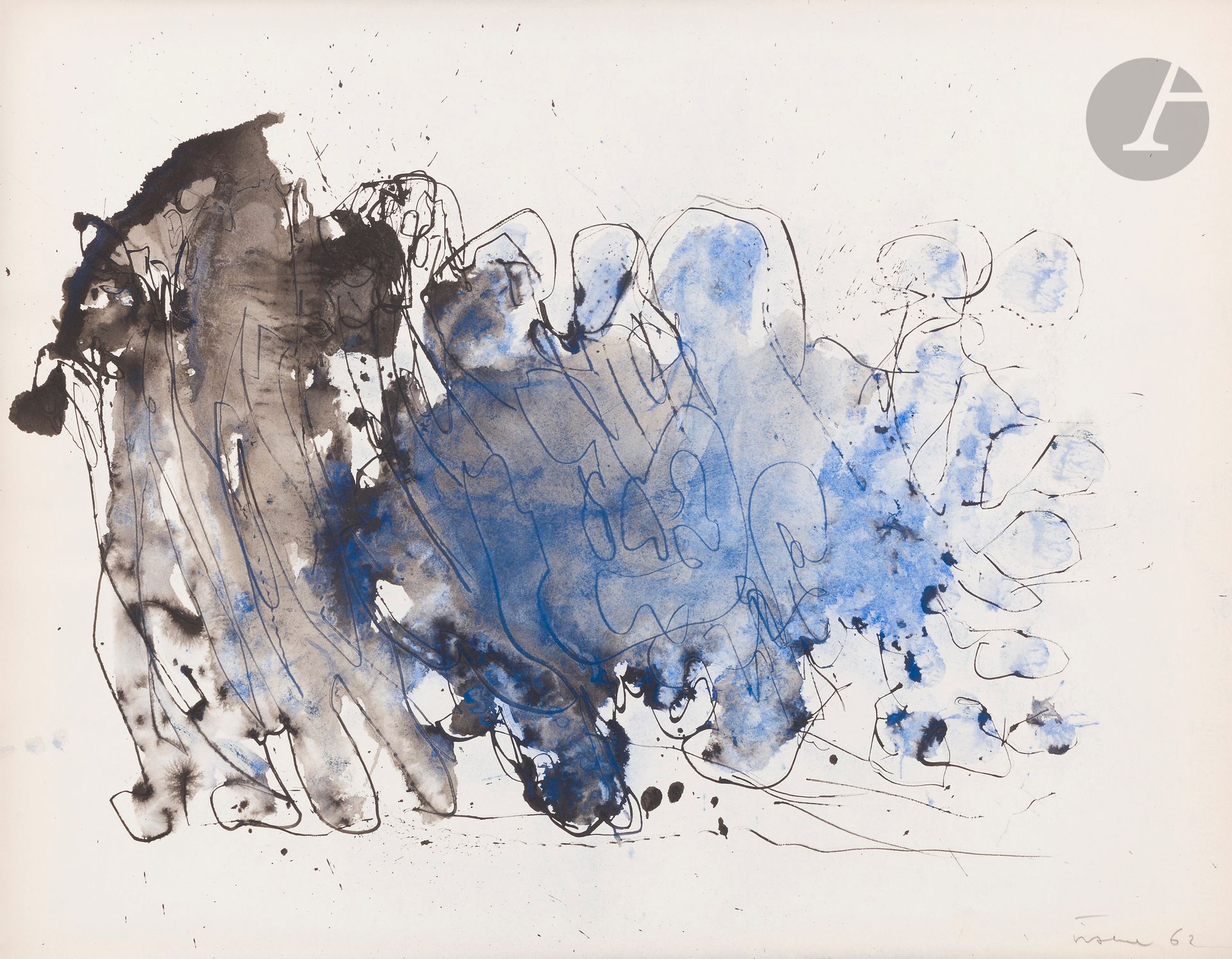 Null Claude VISEUX (1927-2008)
Composition, 1962
Encre, lavis d’encre et aquarel&hellip;