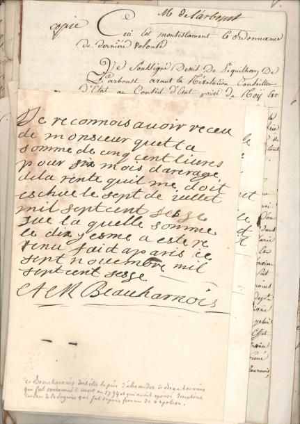 Null ANCIEN RÉGIME. 35 documents ou dossiers. A.M. Beauharnois (6, 1715-1719), a&hellip;