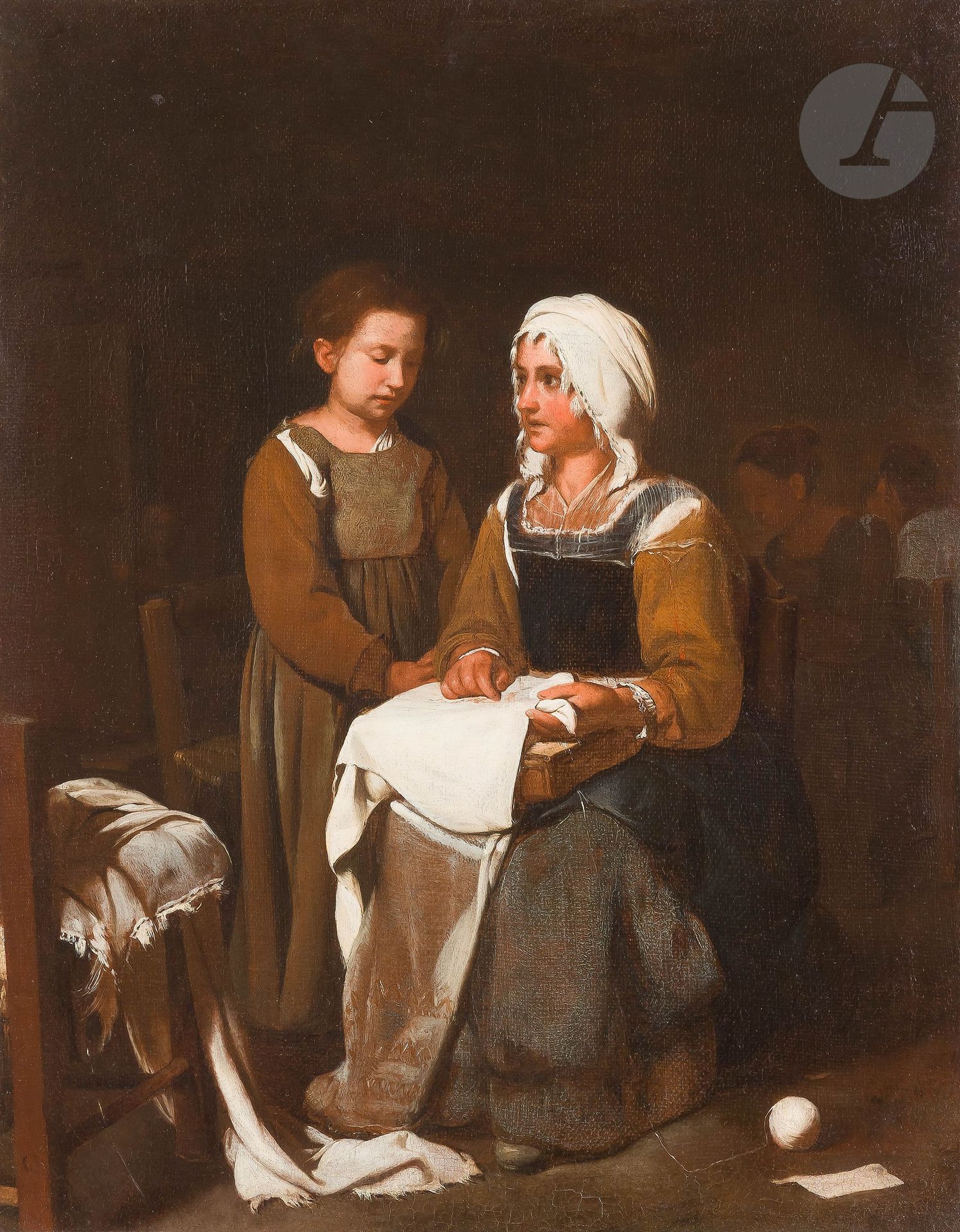 Null Michael SWEERTS (Brussels, 1618 - Goa, 1664)
The Embroidery Lesson
Canvas
5&hellip;