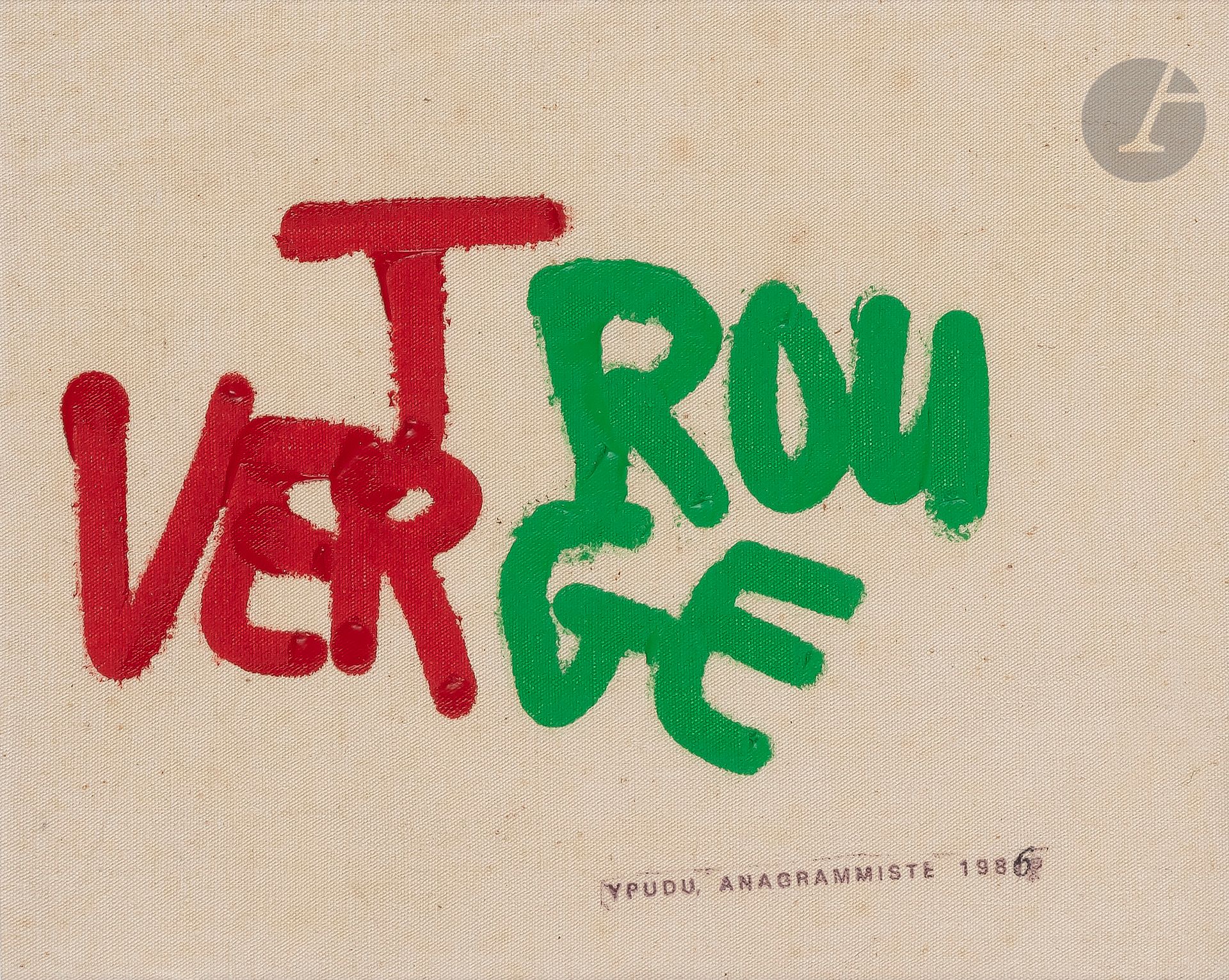 Jean DUPUY (1925-2021) Vert Rouge - Trou Verge, 1986 Acr… | Drouot.com
