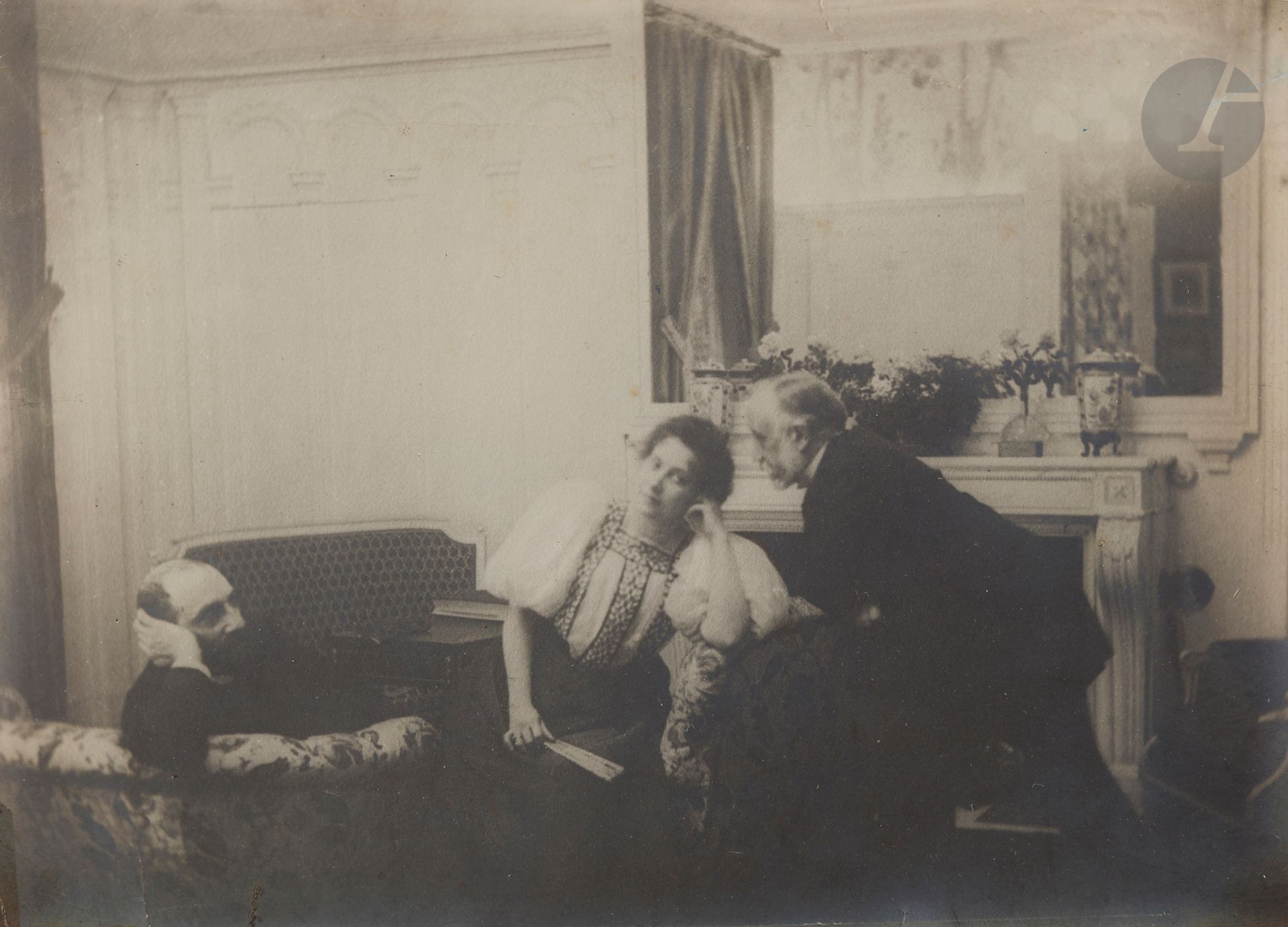 Null 埃德加-德加 (1834-1917)
埃德加-德加与Paul Poujaud和Marie Fontaine在Ernest Chausson的家中。巴黎&hellip;