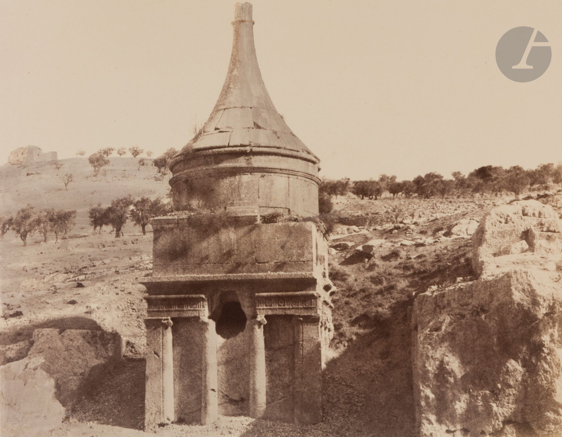 Null Louis de Clercq (1837-1901)
Jerusalem (Umgebung), 1859-1860. 
Grabmal von A&hellip;